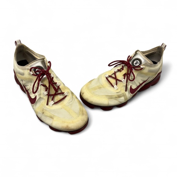 vapormax gold and red